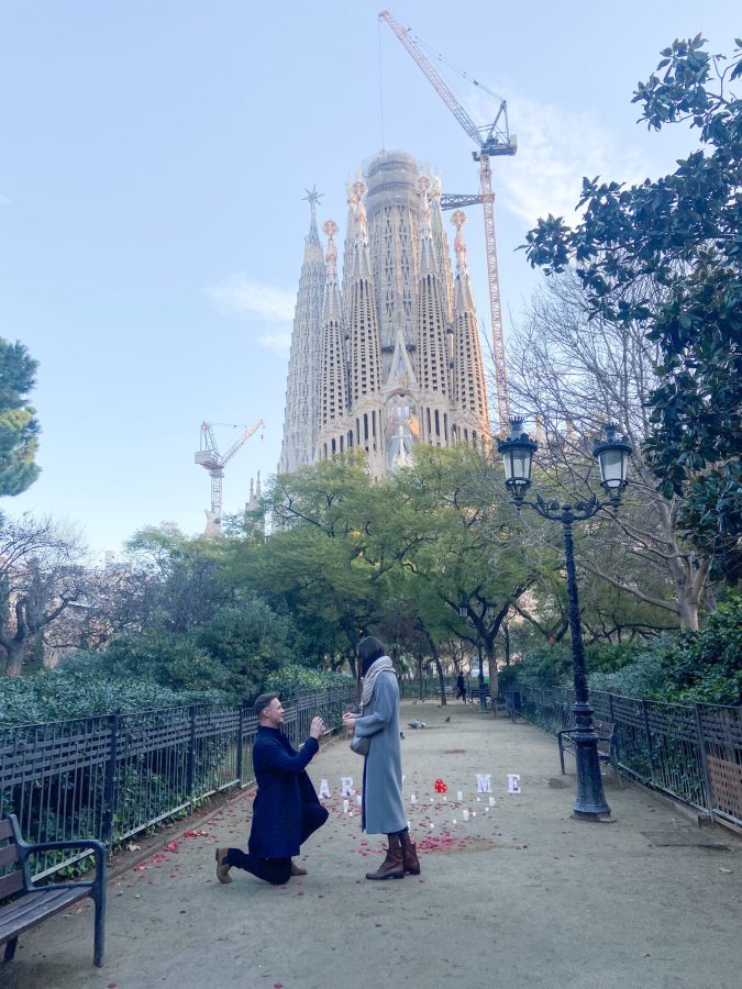 Marriage proposal Barcelona