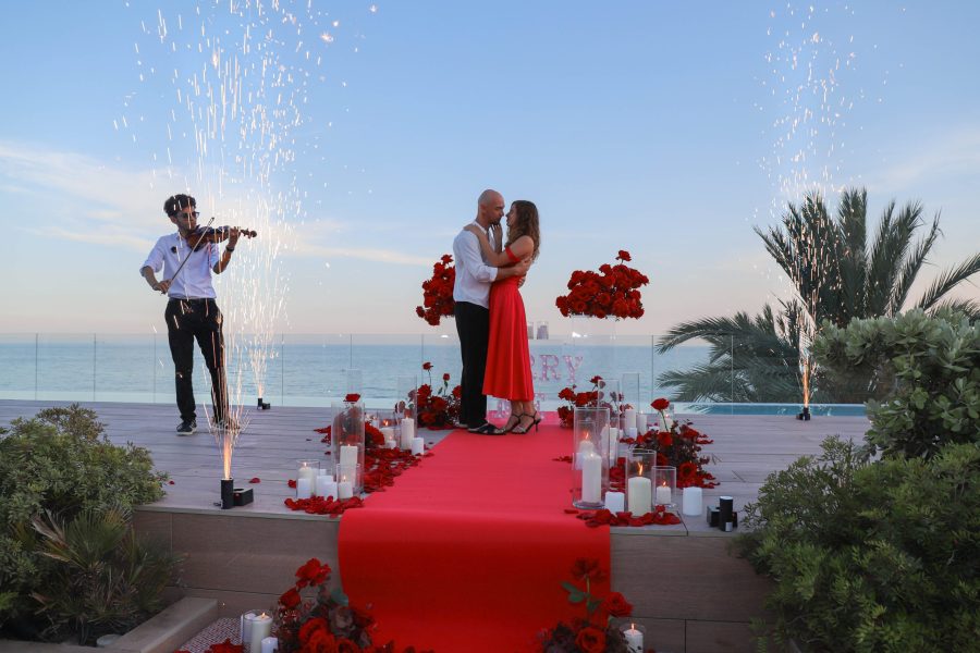 Luxury proposal Barcelona https://weddingplannerinbarcelona.com/service/proposals/