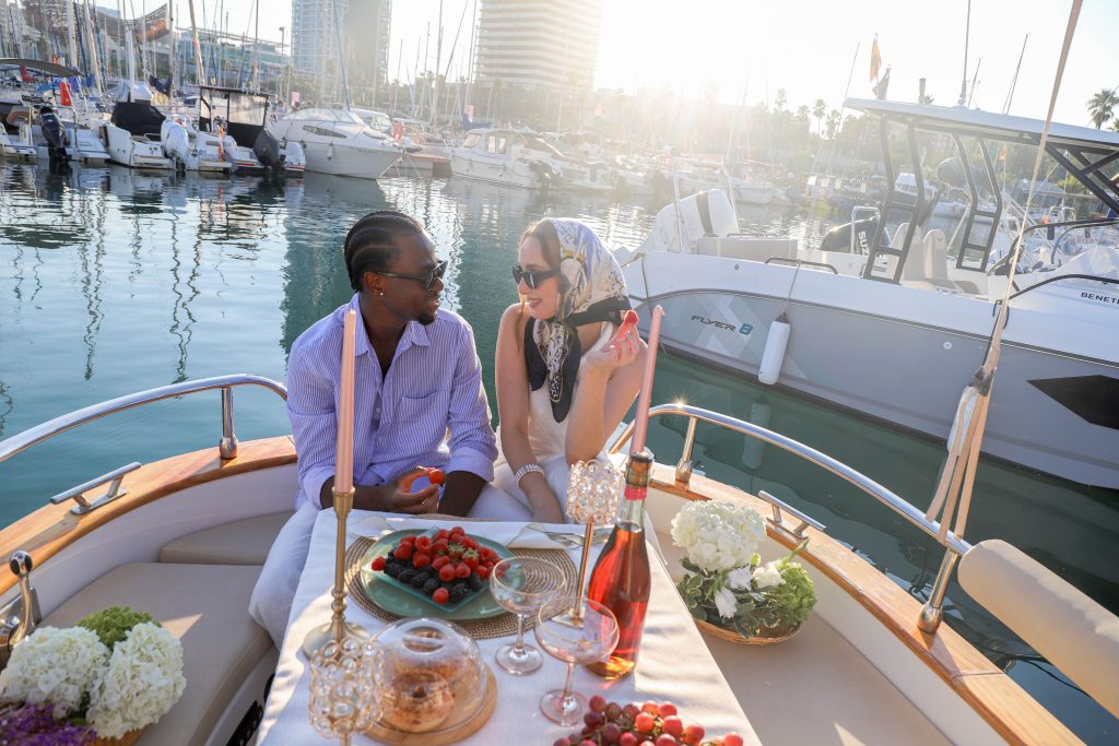 Luxury marriage proposal in Barcelona